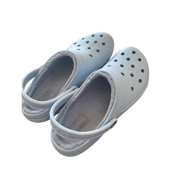 Crocs Classic Lined Clogs For Women & Men - Light Blue - Comfortable & Warm - wo - Picture 4 of 9